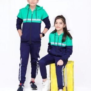 Kids Green Track Suit